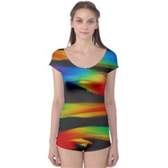 Colorful Background Boyleg Leotard  by Pakrebo