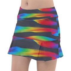 Colorful Background Tennis Skirt by Pakrebo