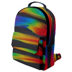 Colorful Background Flap Pocket Backpack (small) by Pakrebo