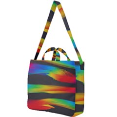 Colorful Background Square Shoulder Tote Bag