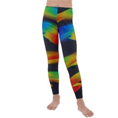 Colorful Background Kids  Lightweight Velour Leggings