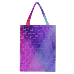 Texture Cell Cubes Blast Color Classic Tote Bag by Pakrebo