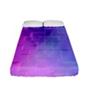 Texture Cell Cubes Blast Color Fitted Sheet (Full/ Double Size) View1