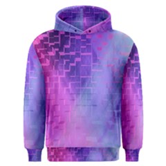 Texture Cell Cubes Blast Color Men s Overhead Hoodie by Pakrebo