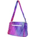 Texture Cell Cubes Blast Color Front Pocket Crossbody Bag View2