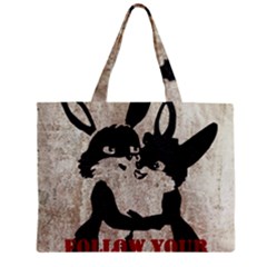 Follow Your Heart Zipper Mini Tote Bag by LalaChandra