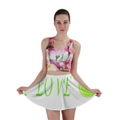 I Lovetennis Mini Skirt by Greencreations