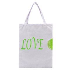 I Lovetennis Classic Tote Bag by Greencreations