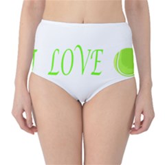 I Lovetennis Classic High-waist Bikini Bottoms by Greencreations