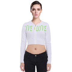 I Lovetennis Long Sleeve Zip Up Bomber Jacket by Greencreations