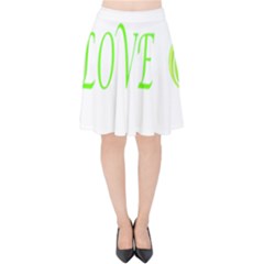 I Lovetennis Velvet High Waist Skirt