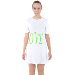 I Lovetennis Sixties Short Sleeve Mini Dress