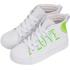 I Lovetennis Kids  Hi-top Skate Sneakers by Greencreations