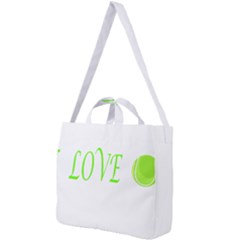 I Lovetennis Square Shoulder Tote Bag