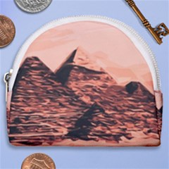 Pyramid Egypt Monumental Horseshoe Style Canvas Pouch