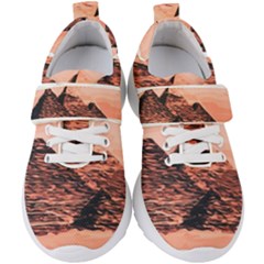 Pyramid Egypt Monumental Kids  Velcro Strap Shoes