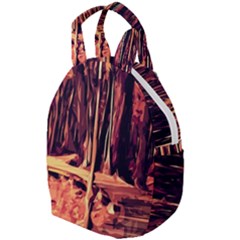 Forest Autumn Trees Trail Road Travel Backpacks