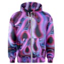 Pattern Color Curve Movement Men s Zipper Hoodie View1