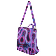 Pattern Color Curve Movement Crossbody Backpack