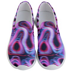 Pattern Color Curve Movement Men s Lightweight Slip Ons by Pakrebo