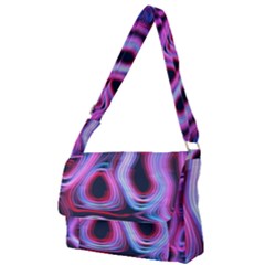 Pattern Color Curve Movement Full Print Messenger Bag by Pakrebo