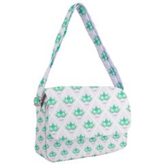 Plant Pattern Green Leaf Flora Courier Bag