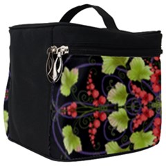 Pattern Berry Red Currant Plant Make Up Travel Bag (big)