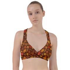 Pattern Background Ethnic Tribal Sweetheart Sports Bra by Pakrebo