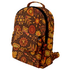 Pattern Background Ethnic Tribal Flap Pocket Backpack (small)