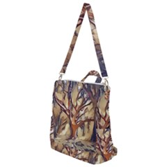 Tree Forest Woods Nature Landscape Crossbody Backpack