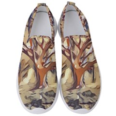 Tree Forest Woods Nature Landscape Men s Slip On Sneakers