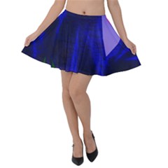 Mountains Dawn Landscape Sky Velvet Skater Skirt