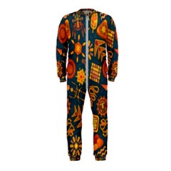 Pattern Background Ethnic Tribal Onepiece Jumpsuit (kids) by Pakrebo