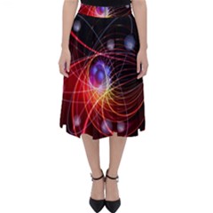 Physics Quantum Physics Particles Classic Midi Skirt by Pakrebo