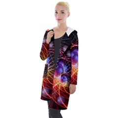 Physics Quantum Physics Particles Hooded Pocket Cardigan