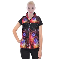 Physics Quantum Physics Particles Women s Button Up Vest by Pakrebo