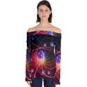 Physics Quantum Physics Particles Off Shoulder Long Sleeve Top View1