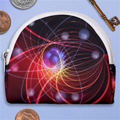 Physics Quantum Physics Particles Horseshoe Style Canvas Pouch by Pakrebo