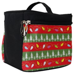 Christmas Papers Red And Green Make Up Travel Bag (Big)