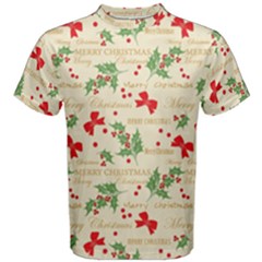 Christmas Paper Scrapbooking Men s Cotton Tee by Pakrebo