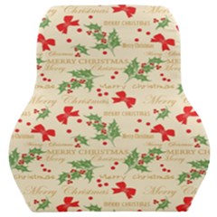 Christmas Paper Scrapbooking Car Seat Back Cushion  by Pakrebo