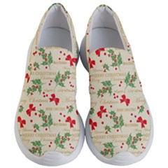 Christmas Paper Scrapbooking Women s Lightweight Slip Ons by Pakrebo