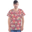 Colorful Background Abstract Men s V-Neck Scrub Top View1