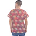 Colorful Background Abstract Men s V-Neck Scrub Top View2