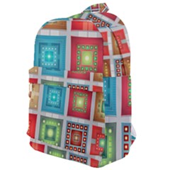 Tiles Pattern Background Colorful Classic Backpack