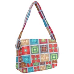 Tiles Pattern Background Colorful Courier Bag