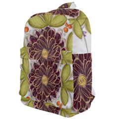 Flowers Decorative Flowers Pattern Classic Backpack