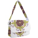 Flowers Decorative Flowers Pattern Courier Bag View1