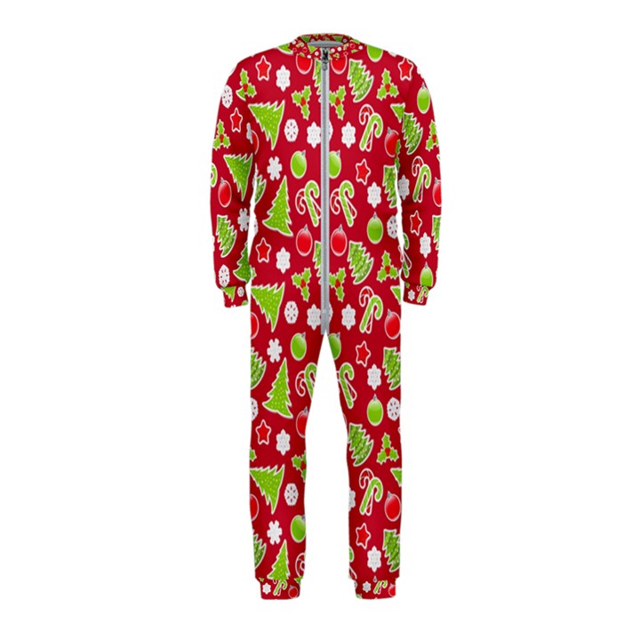 Christmas Paper Scrapbooking Pattern OnePiece Jumpsuit (Kids)