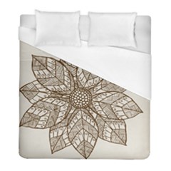 Flower Mandala Christmas Xmas Duvet Cover (full/ Double Size)